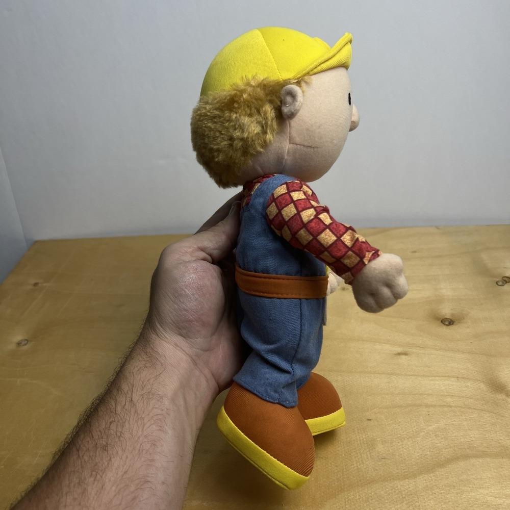 Bob the Builder‎ Playskool Hasbro Plush Doll Stuffed Figure Huggable 2001 - Picture 6 of 9
